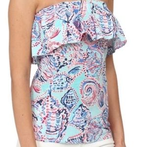 NWOT Lilly Pulitzer Strapless Top